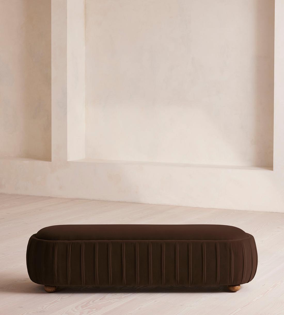 Vivienne Bench - Velvet - Chocolate - US - Listing - Image 2