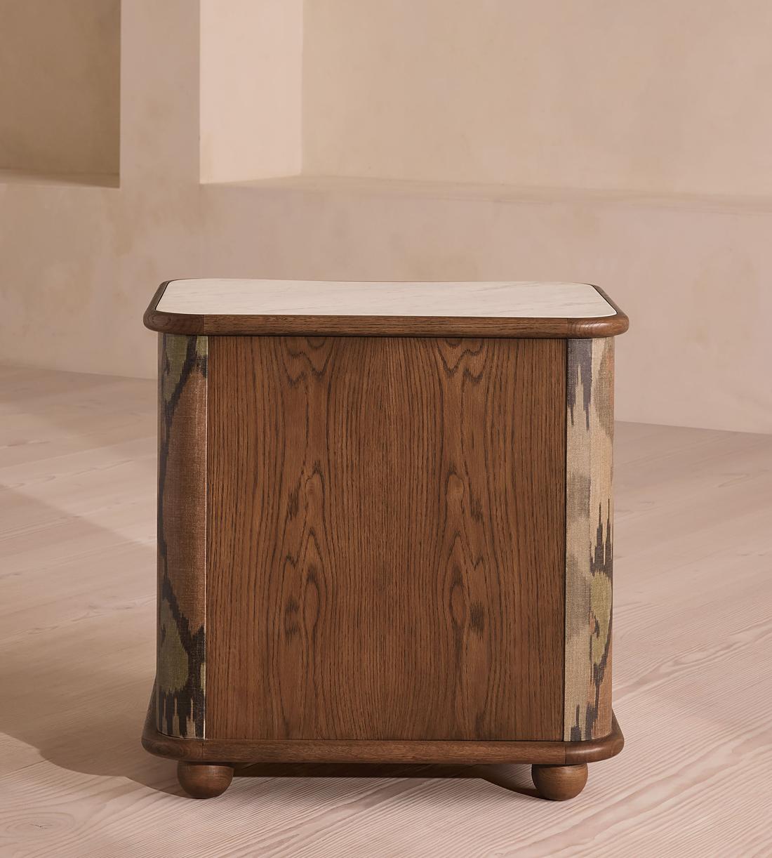 Benedetta Bedside Table - Carrara Marble - Images - Image 6
