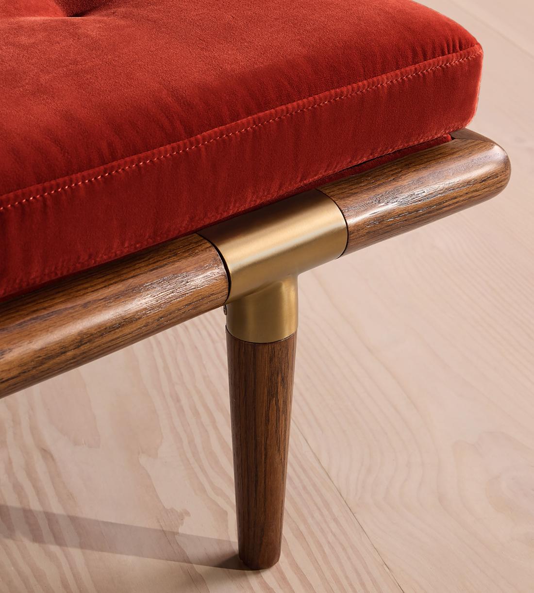 Theodore Daybed - Rust Velvet - US - Images - Image 5