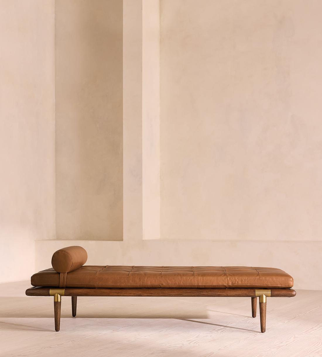Theodore Daybed - Leather - Chestnut - US - Listing - Image 2
