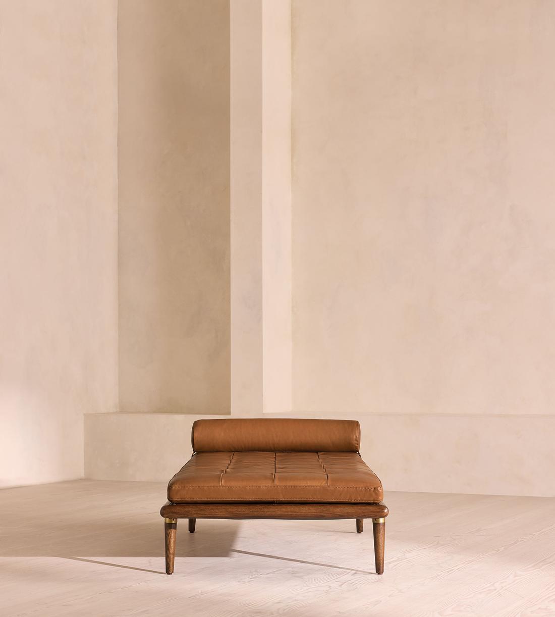 Theodore Daybed - Leather - Chestnut - US - Images - Image 3
