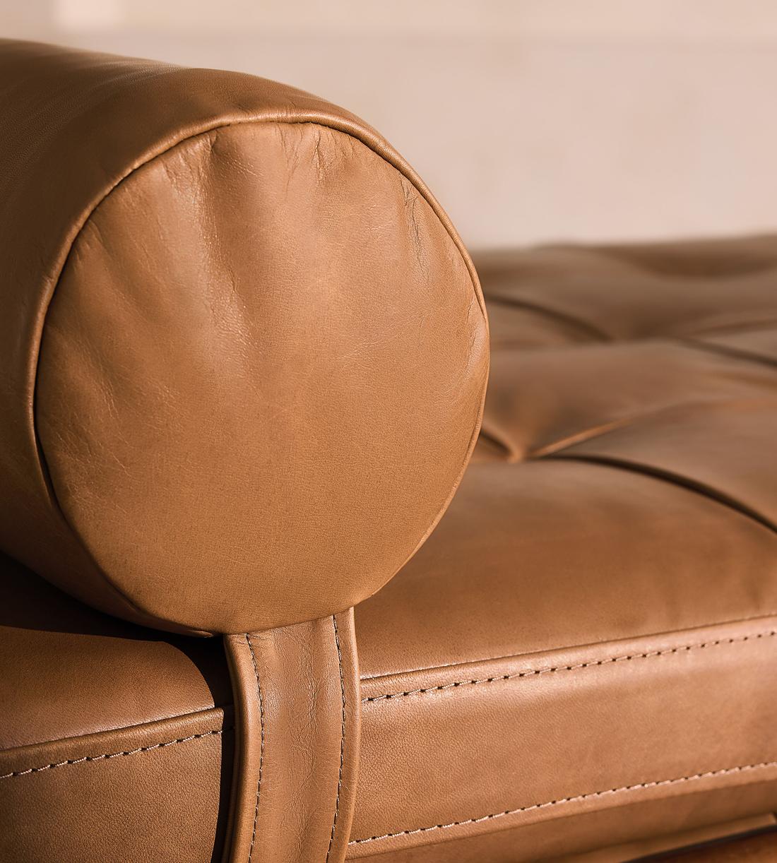 Theodore Daybed - Leather - Chestnut - US - Images - Image 4