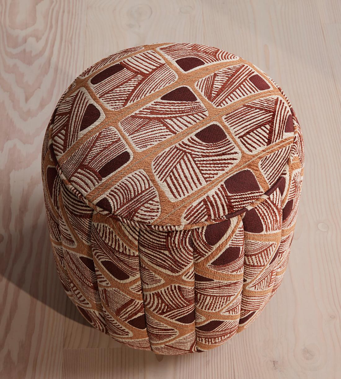 Romi Footstool - Akley Jacquard - Images - Image 6