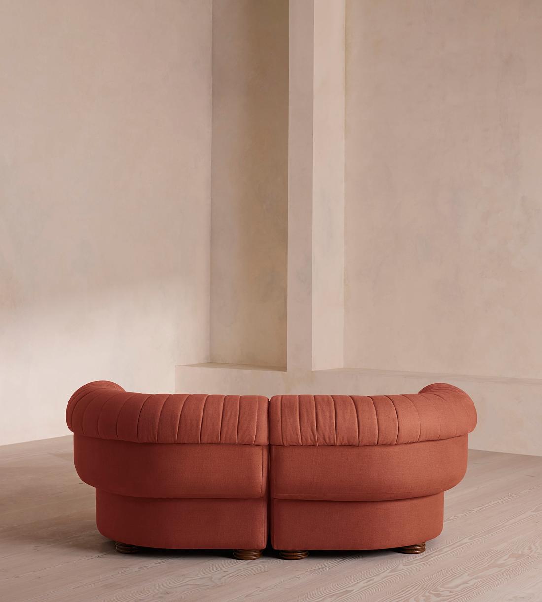 Rava Modular Sofa - Three Seater - Linen - Sienna - Images - Image 4