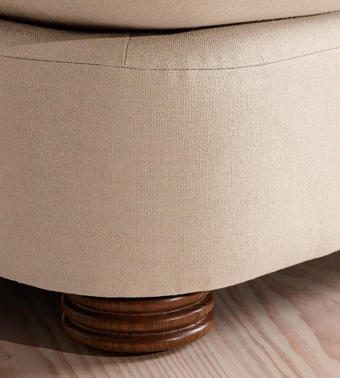 Rava Three Seater Sofa - Linen - Bisque - US - Images - Image 6