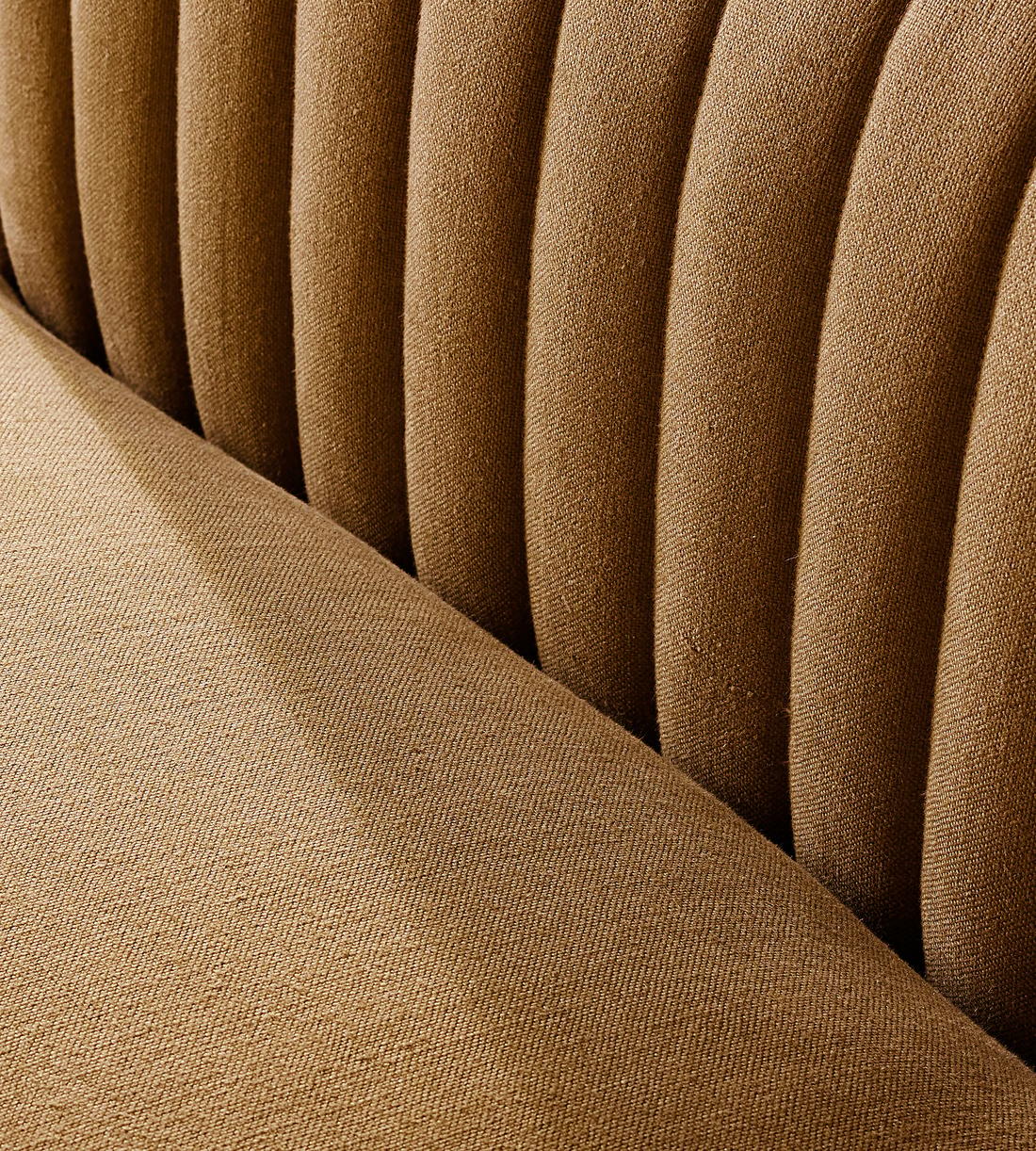 Rava Three Seater Sofa - Linen - Ochre - US - Images - Image 5