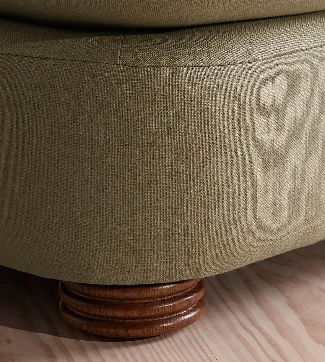 Rava Three Seater Sofa - Linen - Sage - US - Images - Image 6
