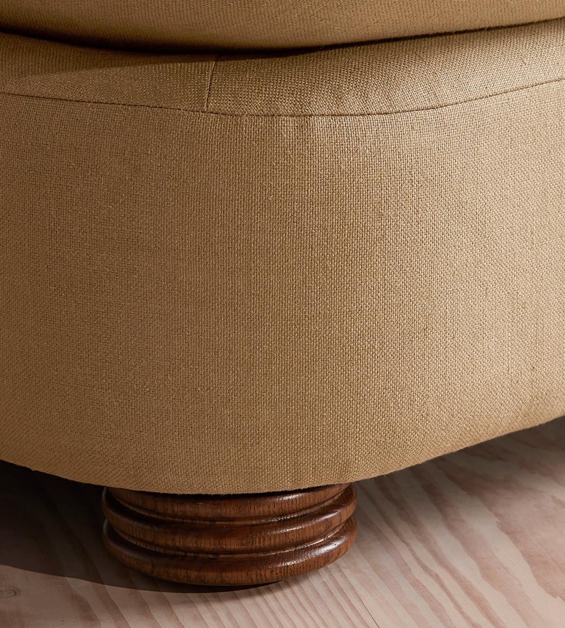 Rava Three Seater Sofa - Linen - Wheat - US - Images - Image 6