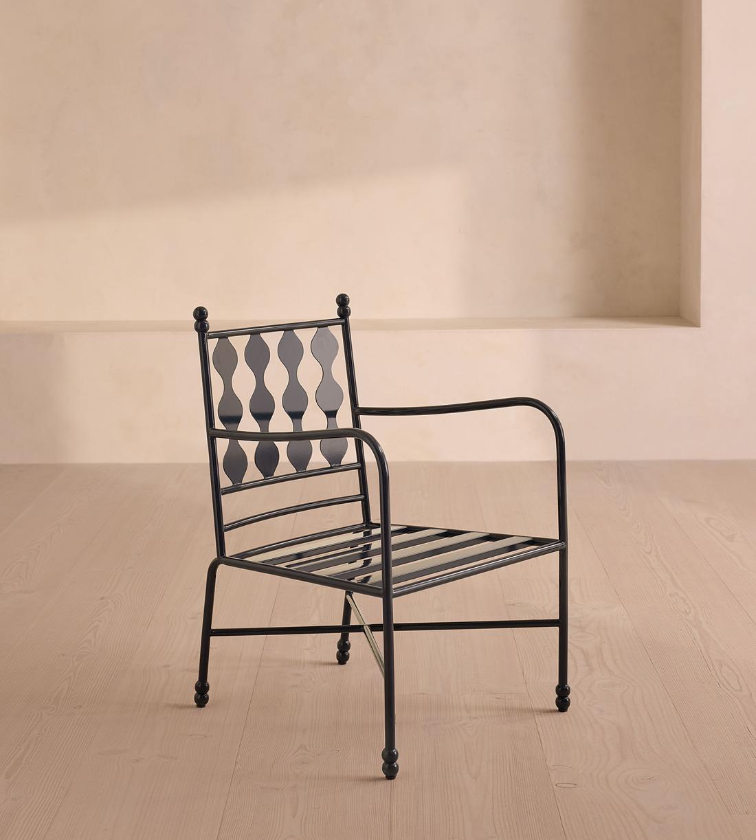 Fawn Outdoor Dining Chair - Off White - Images - Image 7