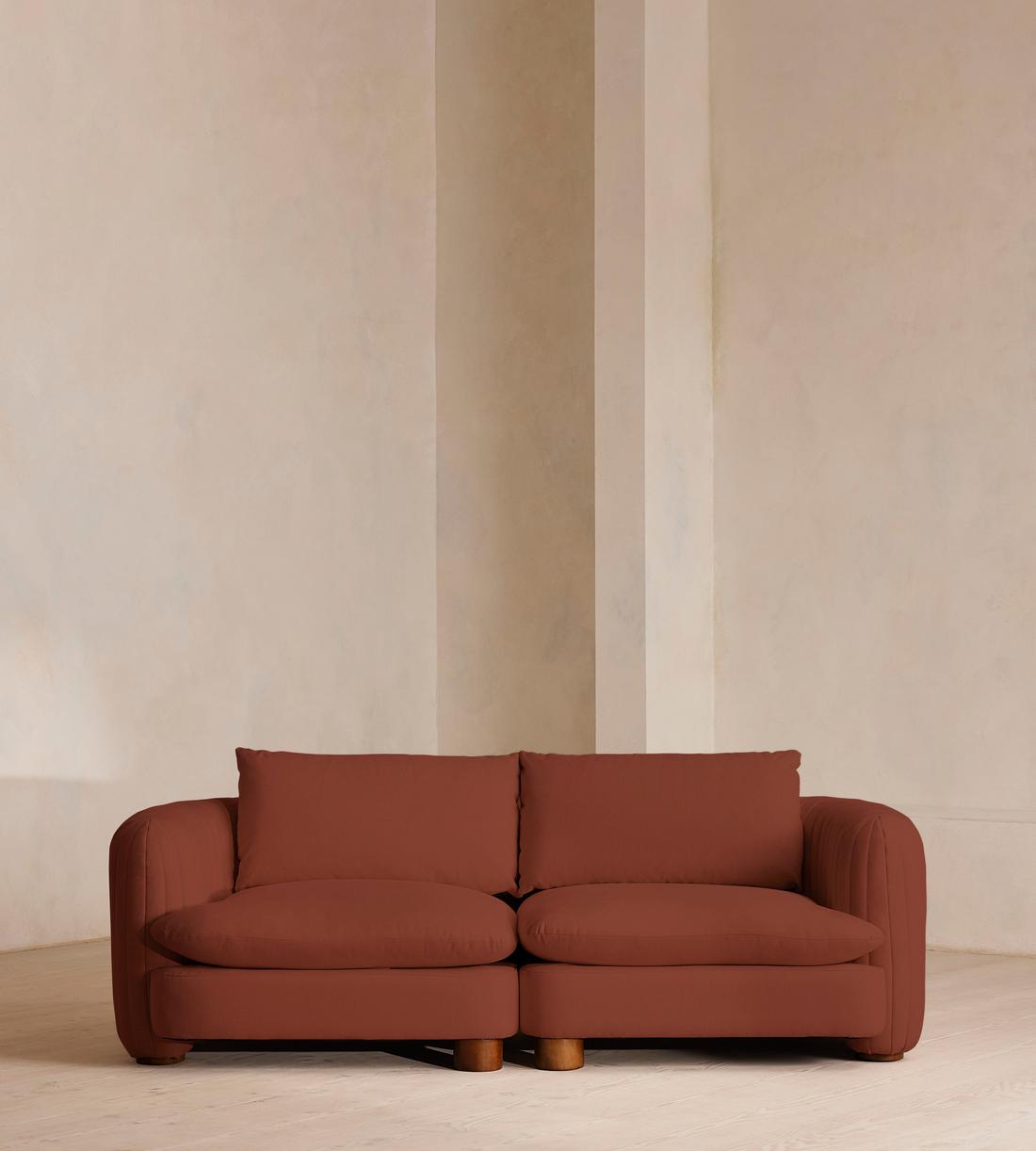 Vivienne Deeper Sit Sectional Sofa - Three Seater - Linen - Sienna - US - Listing - Image 2