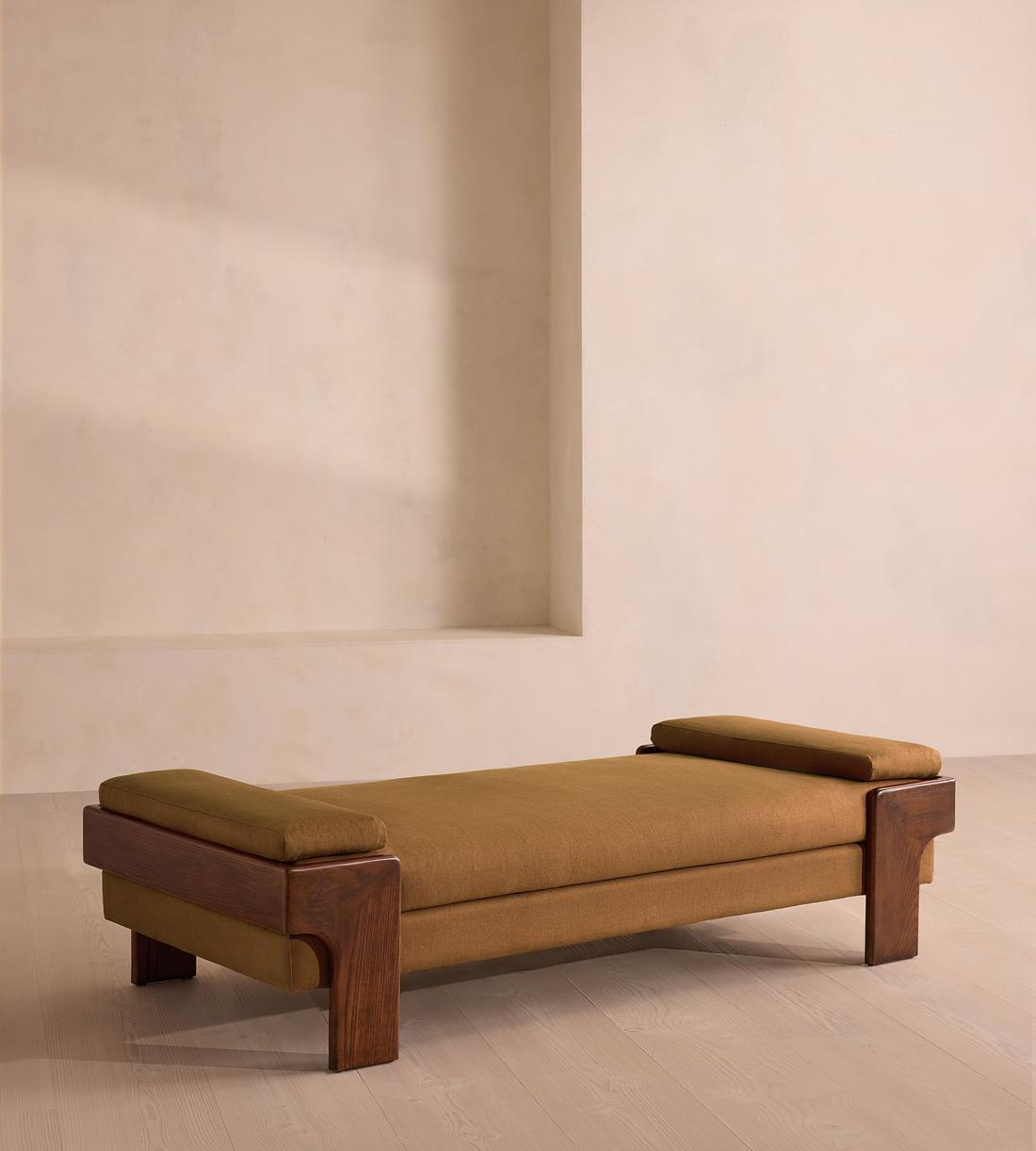 Marcia Daybed - Linen - Ochre - Listing - Image 1