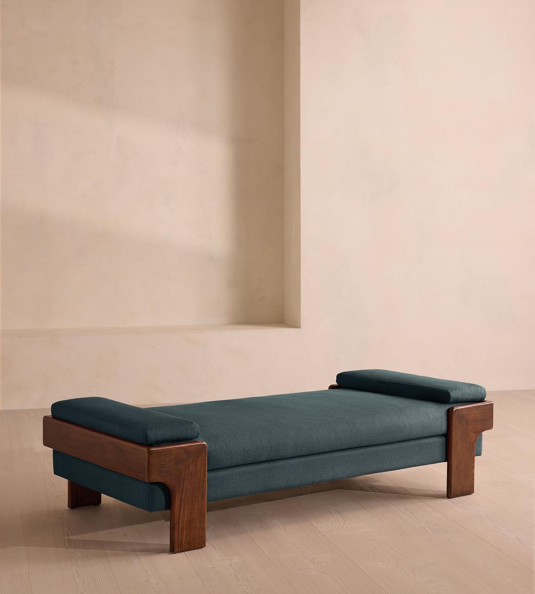 Marcia Daybed - Linen - Prussian Blue - US - Listing - Image 1