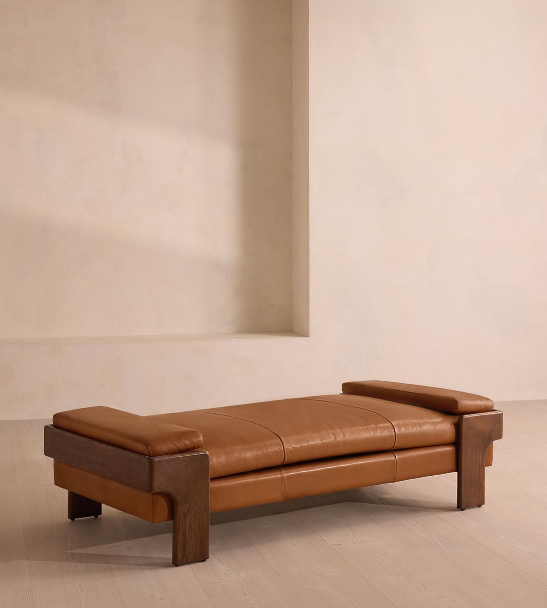 Marcia Daybed - Leather - Chestnut - US - Listing - Image 1