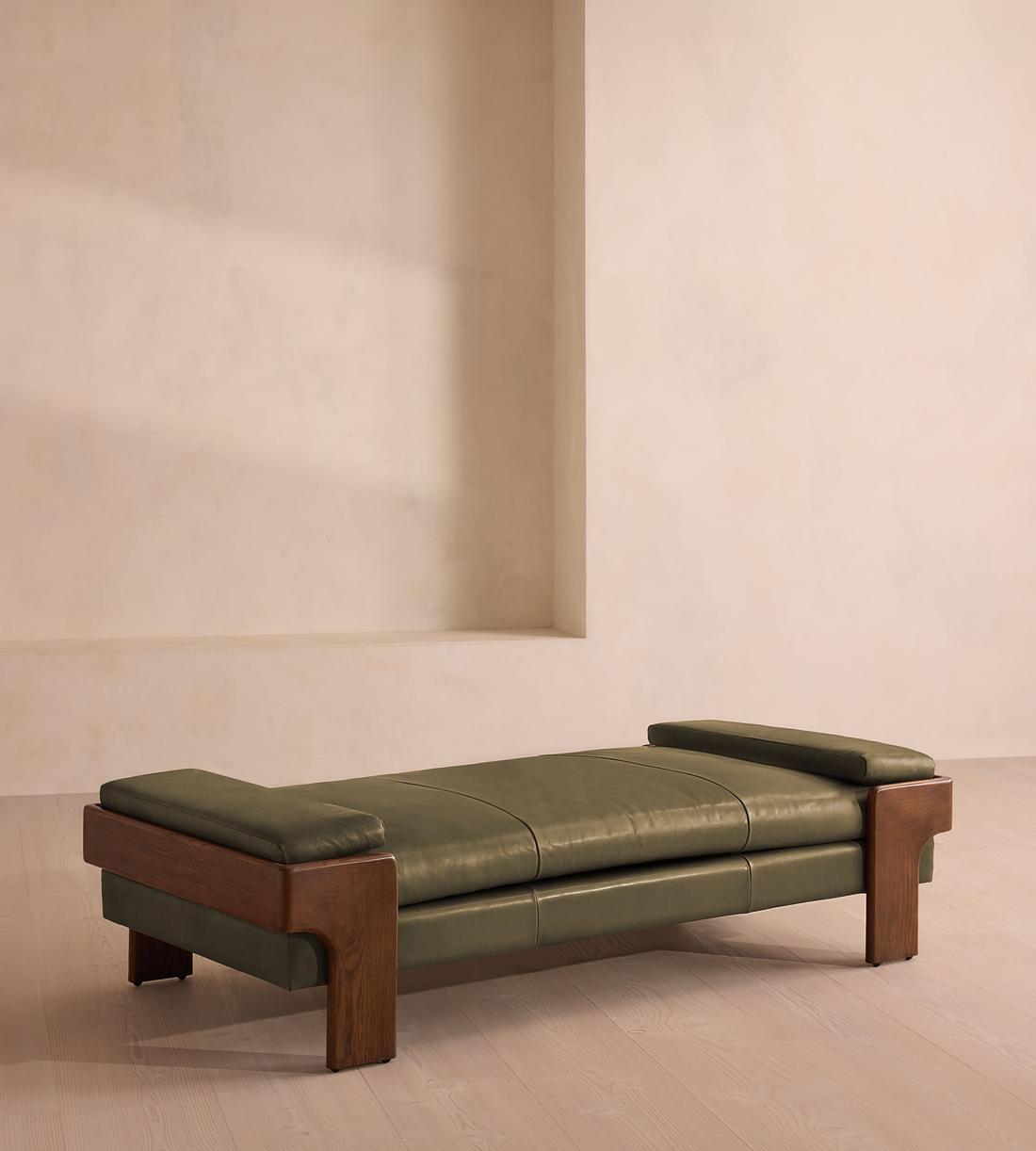 Marcia Daybed - Leather - Moss - US - Listing - Image 1
