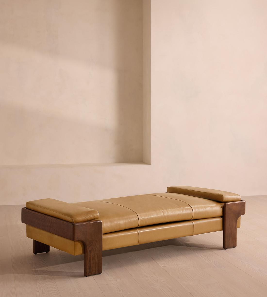 Marcia Daybed - Leather - Honey - US - Listing - Image 1