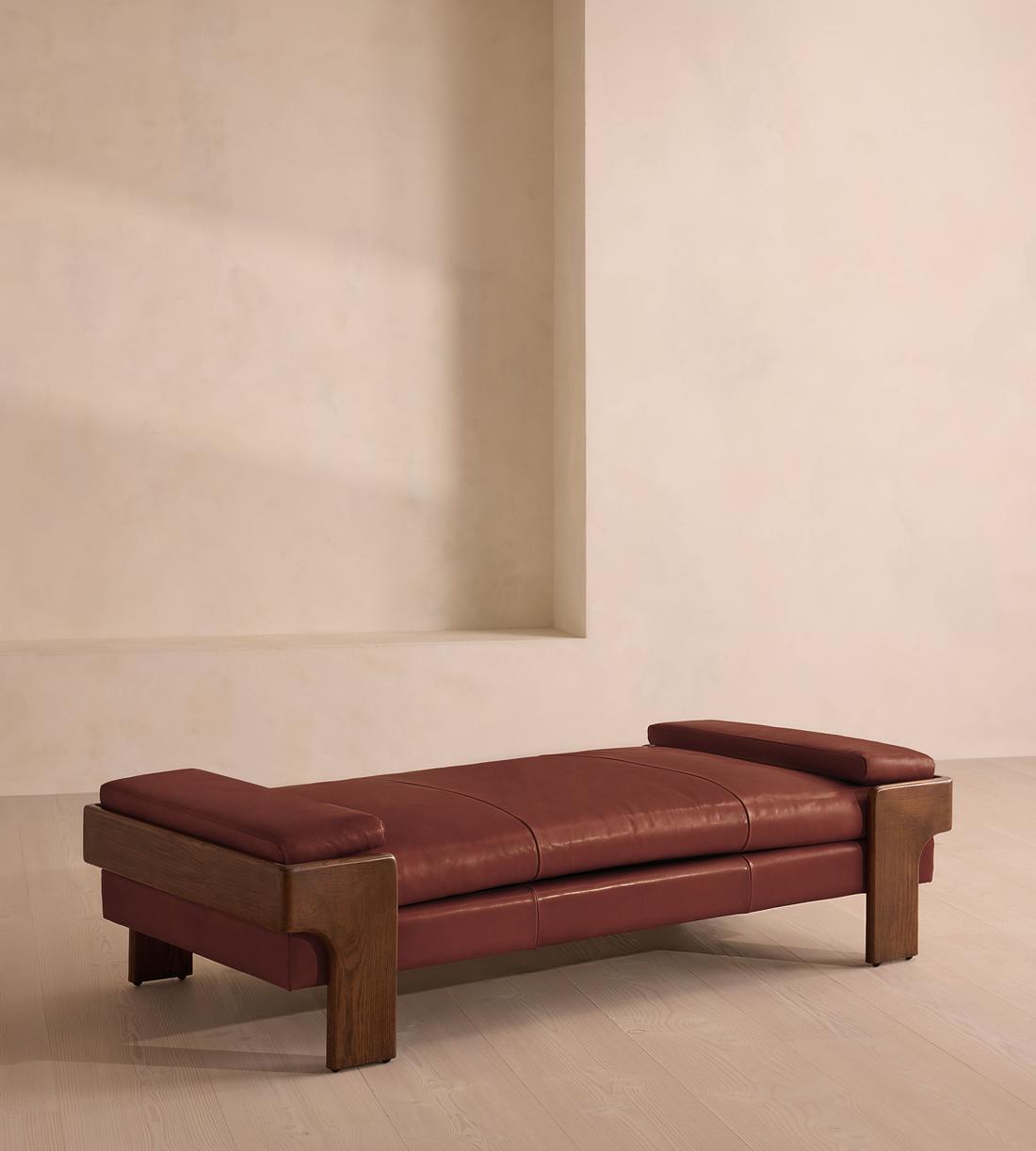 Marcia Daybed - Leather - Sangria - US - Listing - Image 1