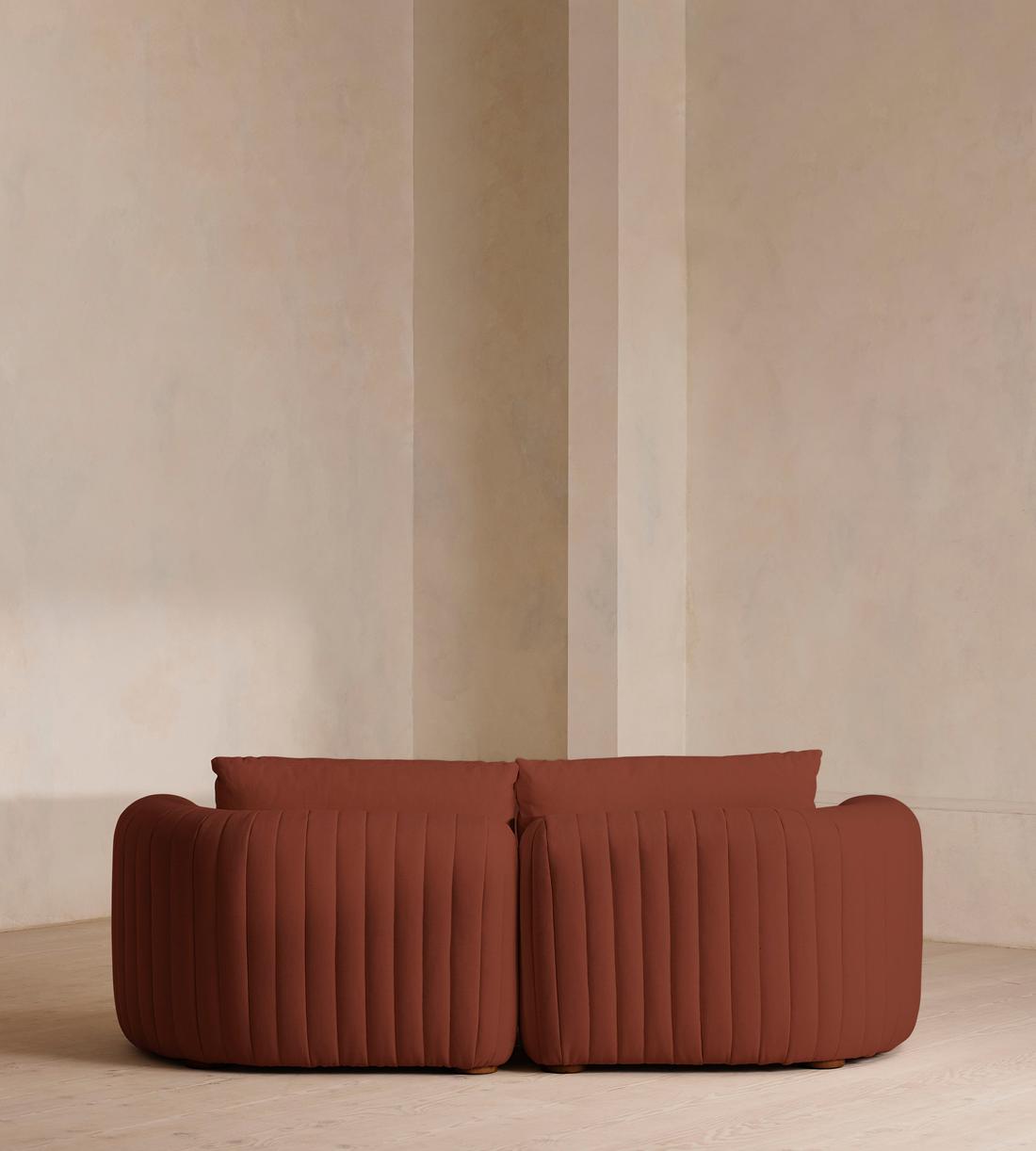 Vivienne Deeper Sit Modular Sofa - Three Seater - Linen - Sienna - Images - Image 3