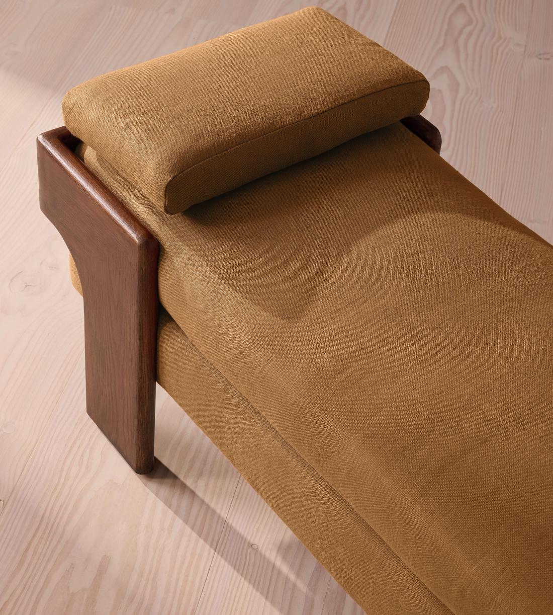 Marcia Bench - Linen - Ochre - US - Images - Image 4