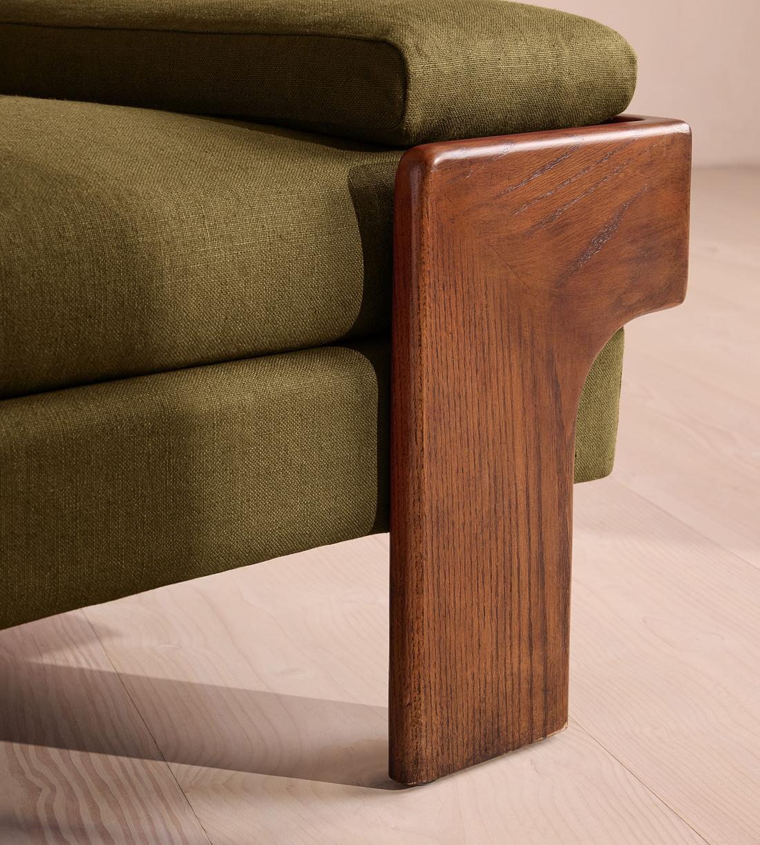 Marcia Bench - Linen - Olive - Images - Image 5