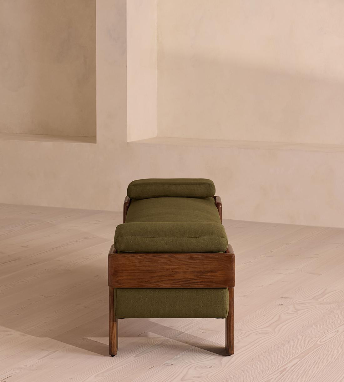 Marcia Bench - Linen - Olive - US - Images - Image 3