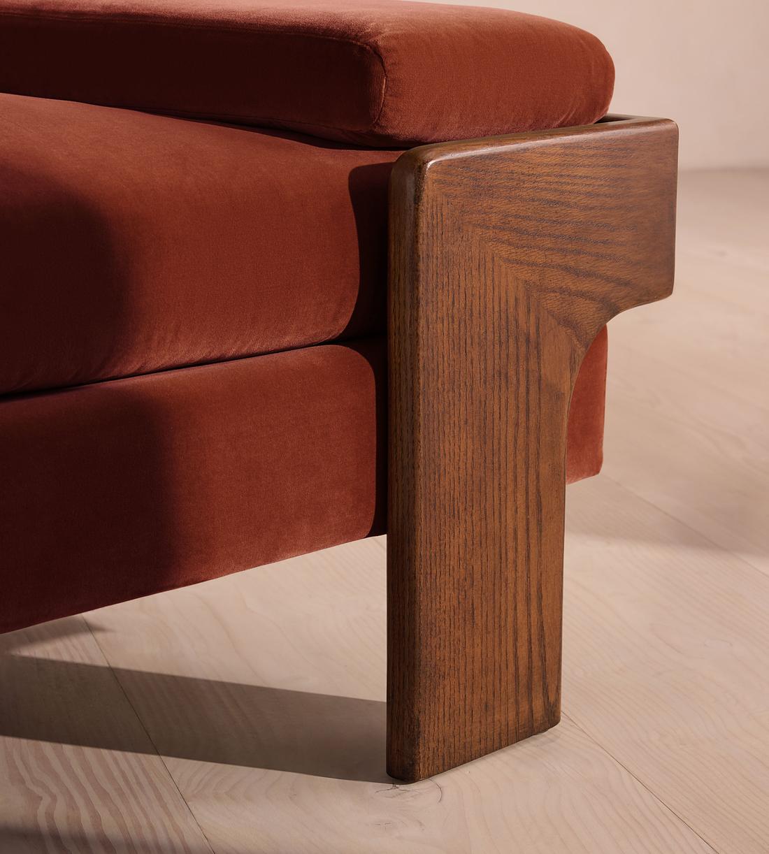 Marcia Bench - Rust Velvet - Images - Image 5