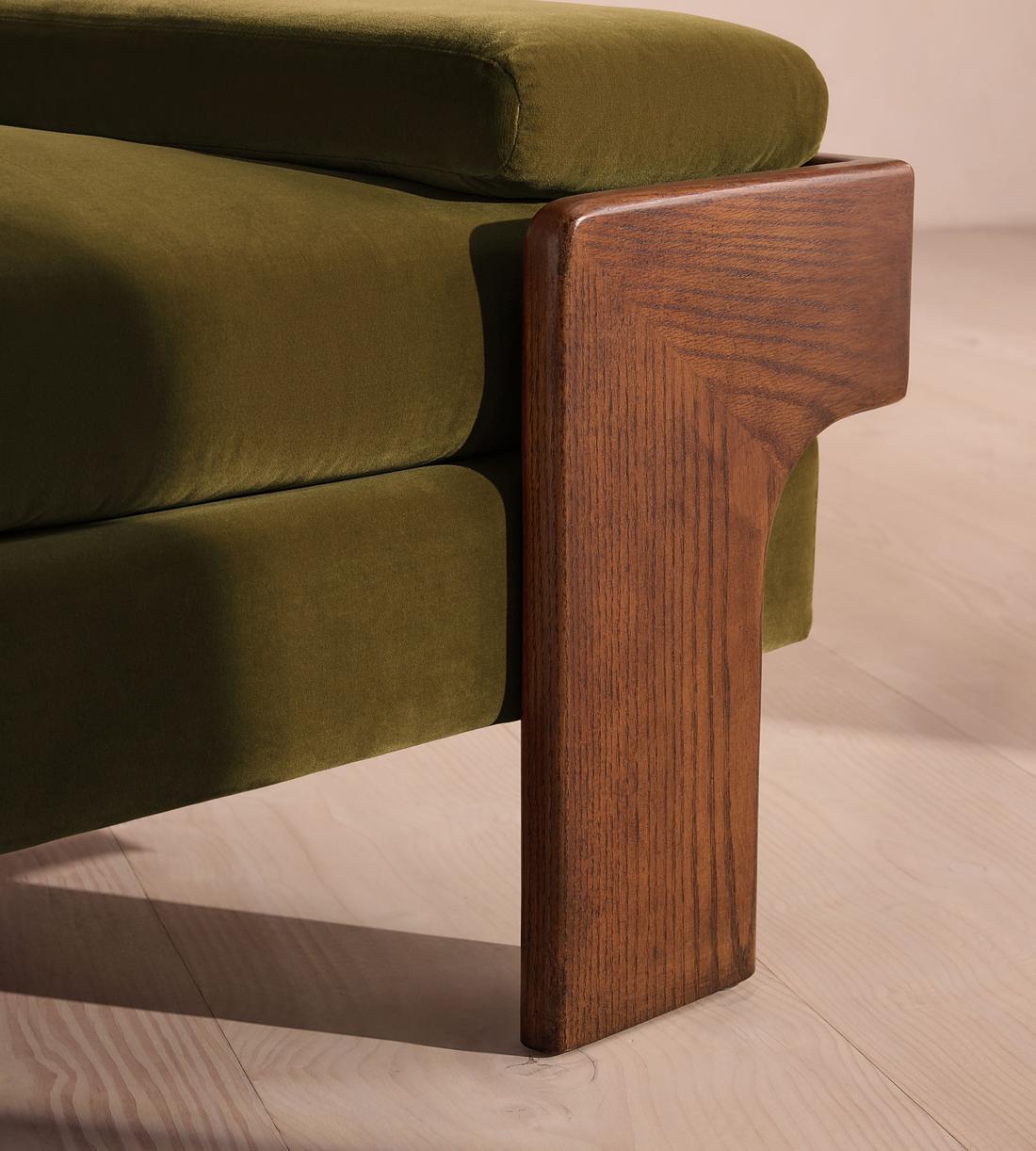 Marcia Bench - Olive Velvet - US - Images - Image 5