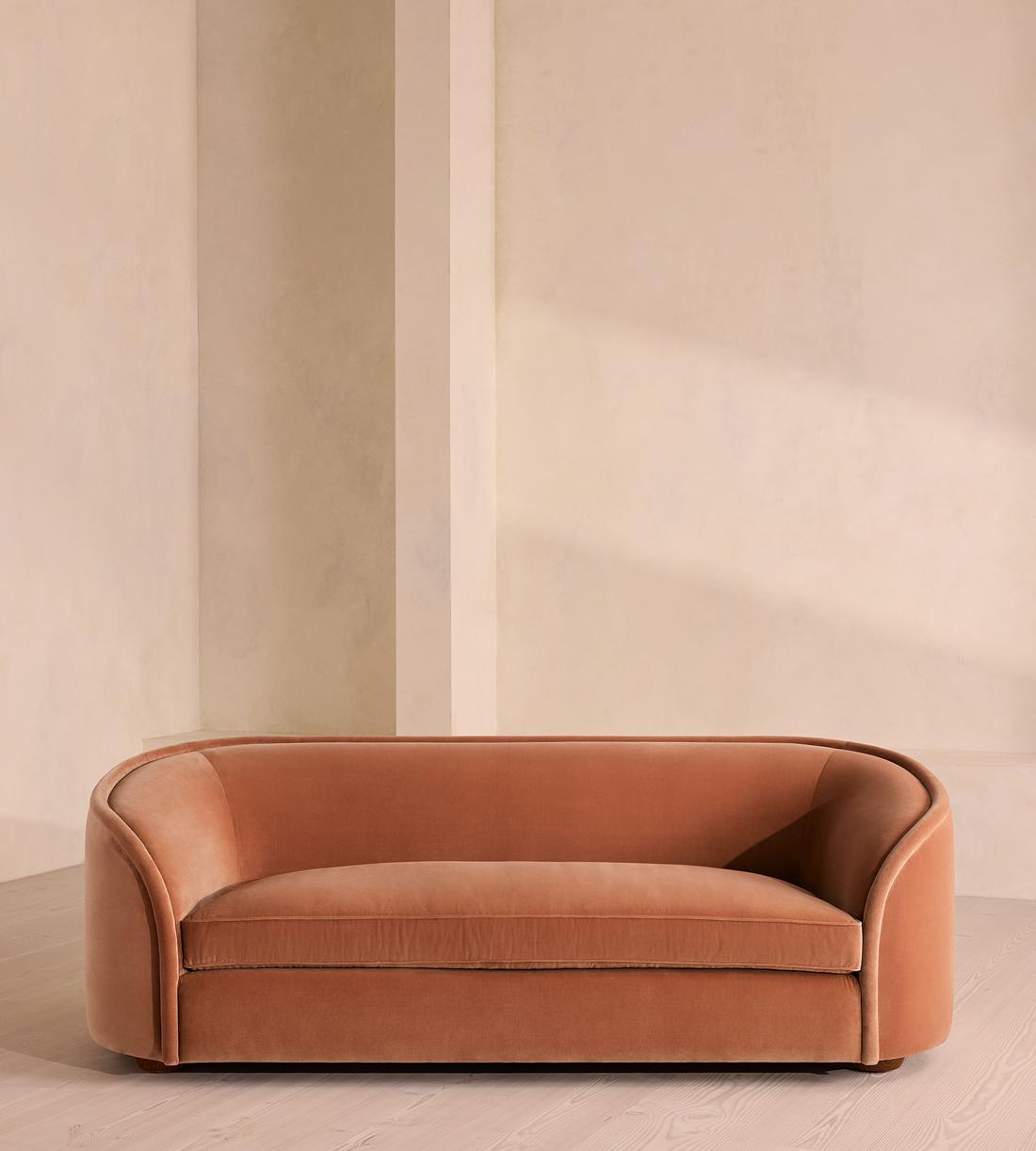 Conall Three Seater Sofa - Velvet - Antique Rose - US - Listing - Image 2