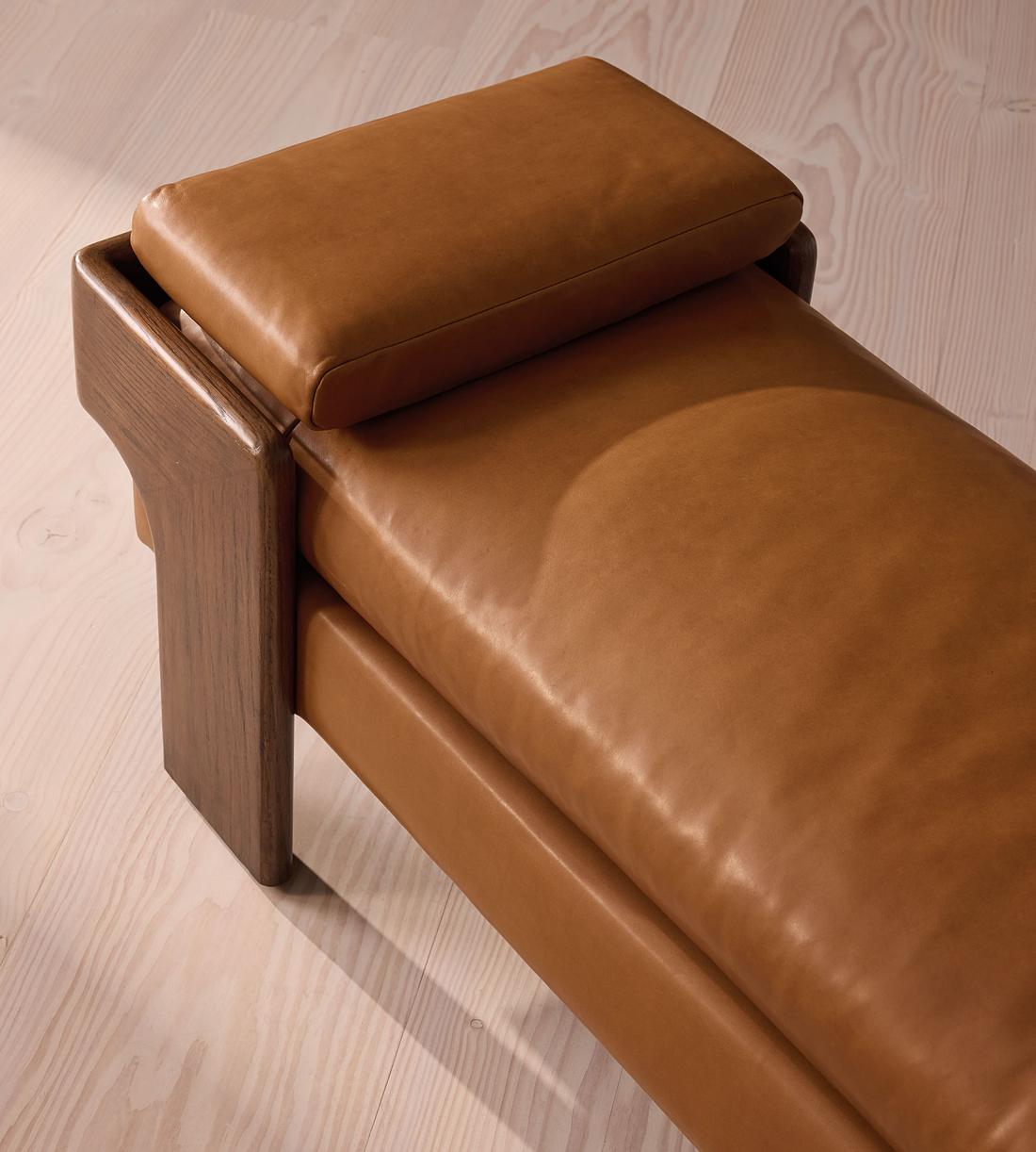 Marcia Bench - Leather - Chestnut - US - Images - Image 4