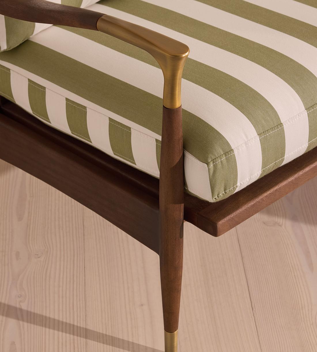 Theodore Outdoor Sofa - Babington House Stripe - Images - Image 7