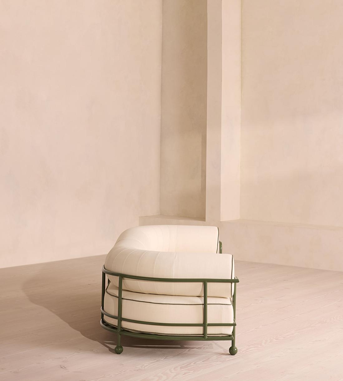 Gaspard Three-Seater Outdoor Sofa - Linen - Off White - US - Images - Image 4