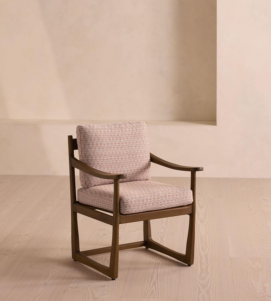 Morena Outdoor Dining Chair - Pierre Frey - Cassis - Listing - Image 1