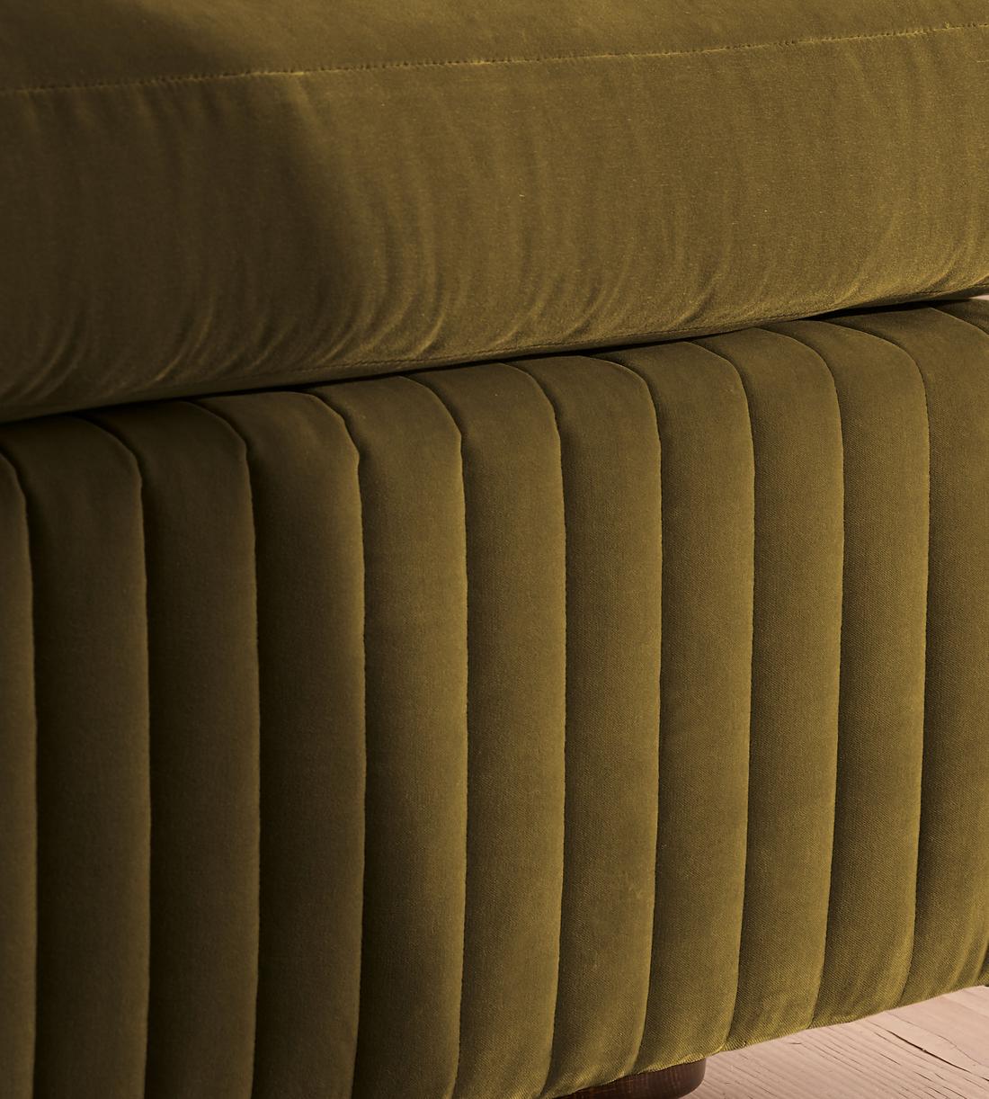 Oona Modular Sofa - Four Seater - Velvet Olive UK - Images - Image 5