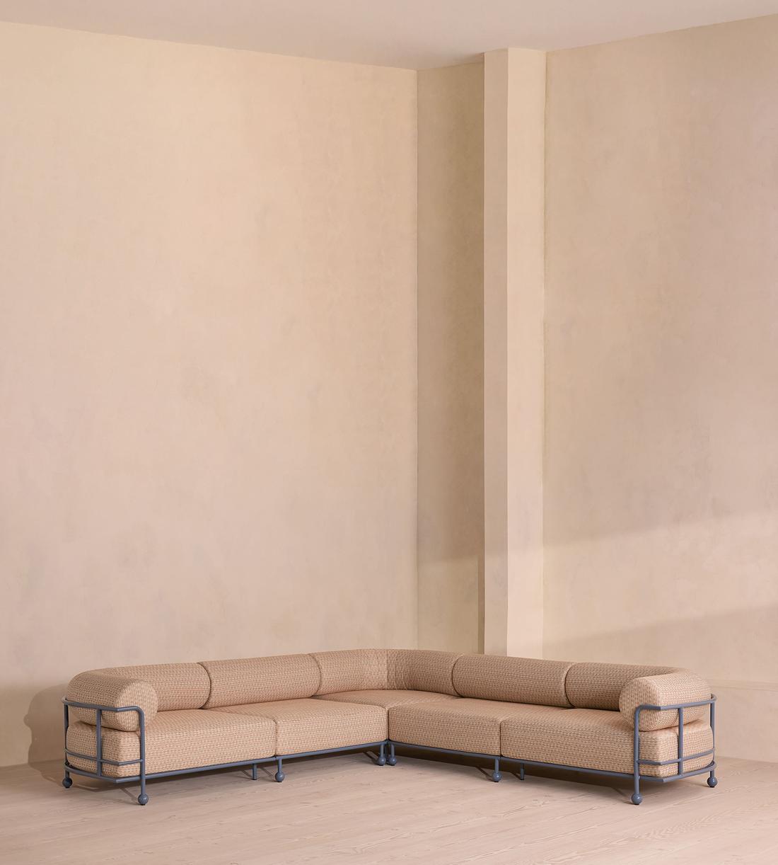Gaspard Outdoor Sofa - Corner Module - Pierre Frey - Cassis - US - Images - Image 5