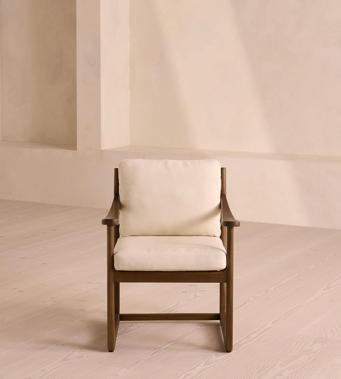 Morena Outdoor Dining Chair - Off White - Listing - Image 2