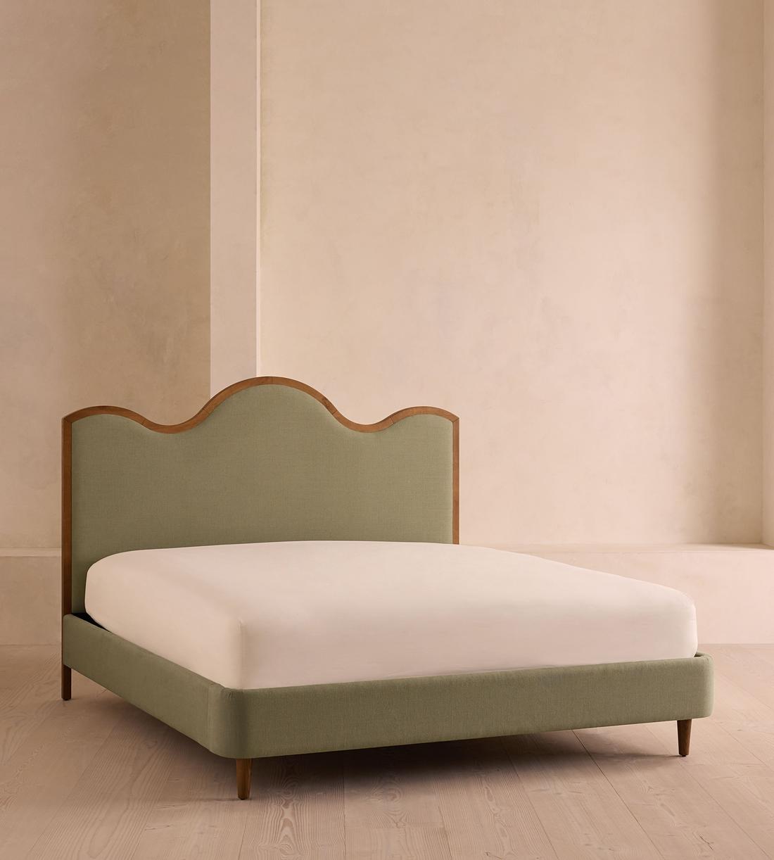 Aubrey Bed - King - Linen - Sage - US - Listing - Image 3