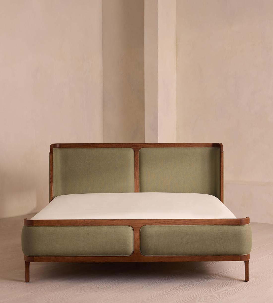 Belsa Bed - King - Linen - Sage - Listing - Image 2
