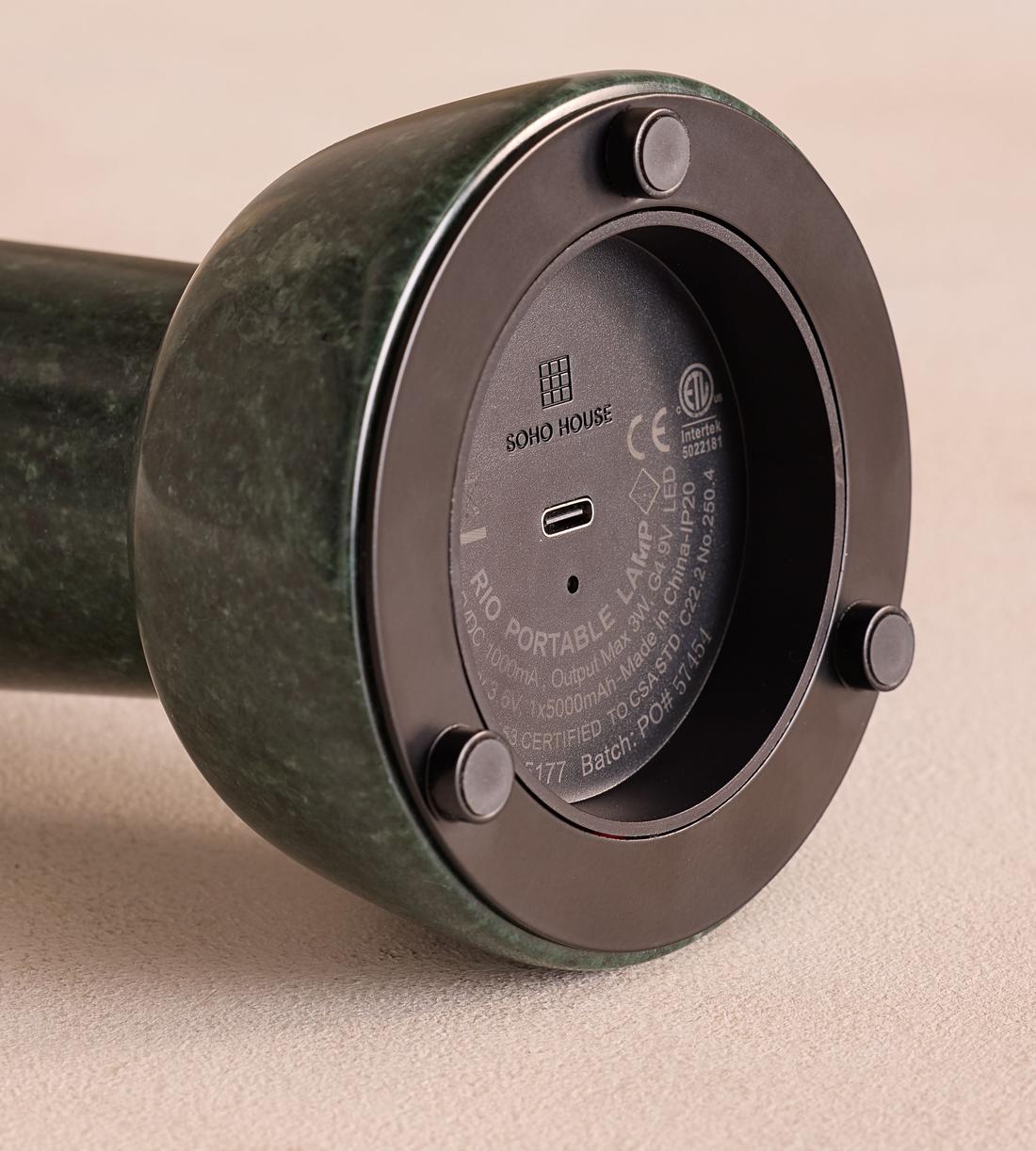 Rio Portable Lamp - Verde Green Marble - Images - Image 7