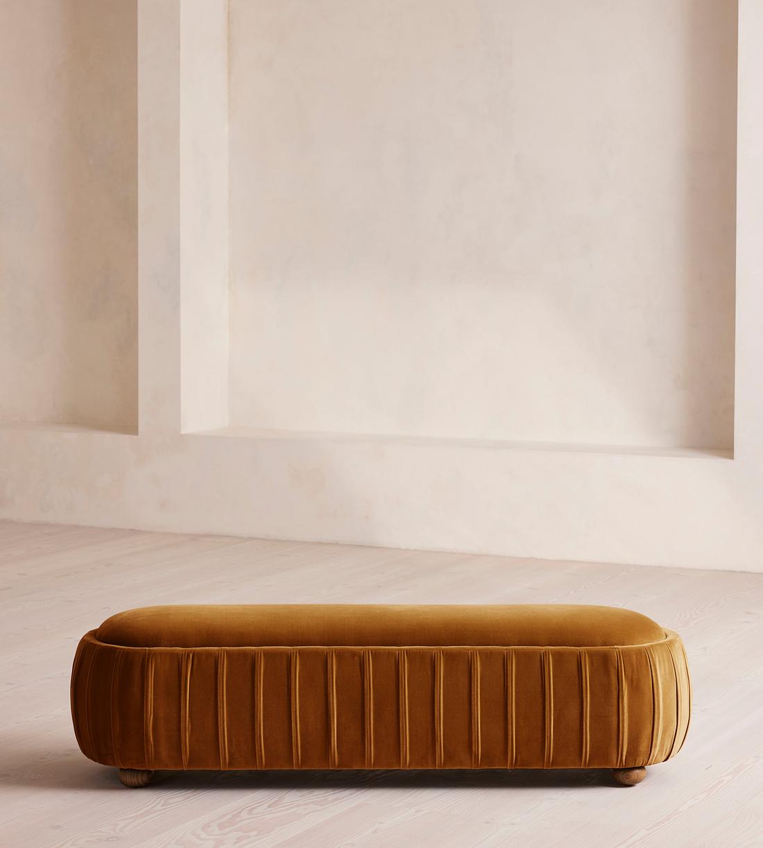 Vivienne Bench - Velvet - Mustard - Listing - Image 2