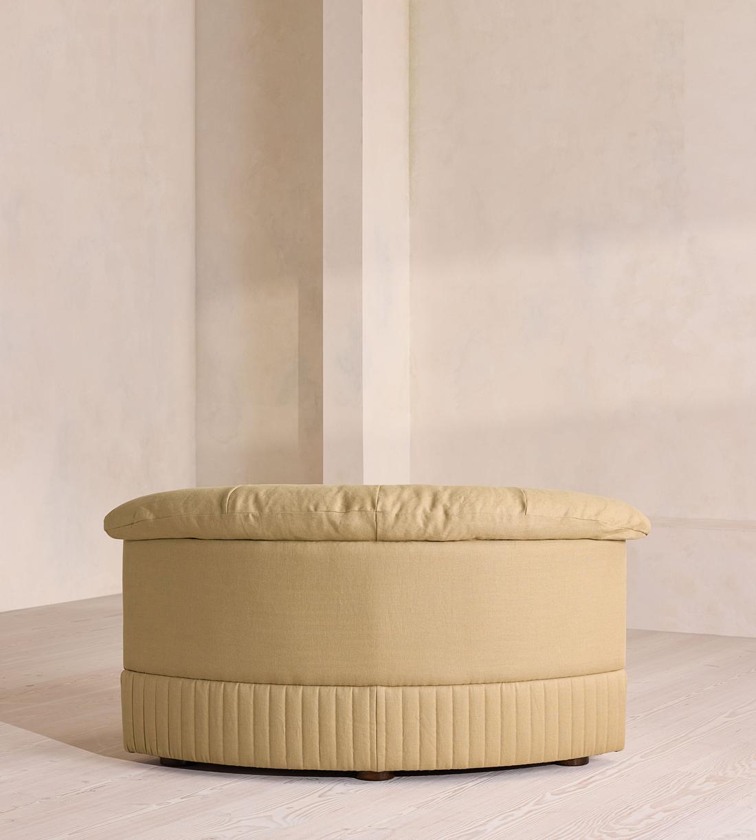 Oona Modular Sofa - Corner Module - Linen - Wheat - UK - Image 3