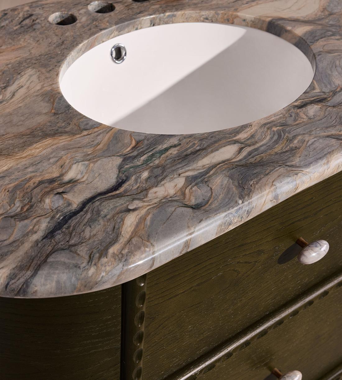 Pietro Single Vanity - Brazilian Quartzite - Images - Image 7