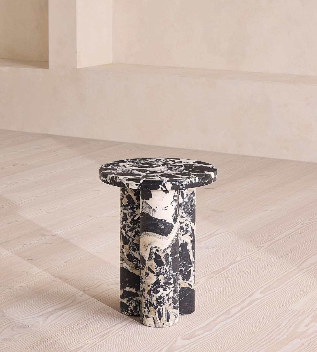 Tisbury Side Table - Noir Grande Marble - Listing - Image 1