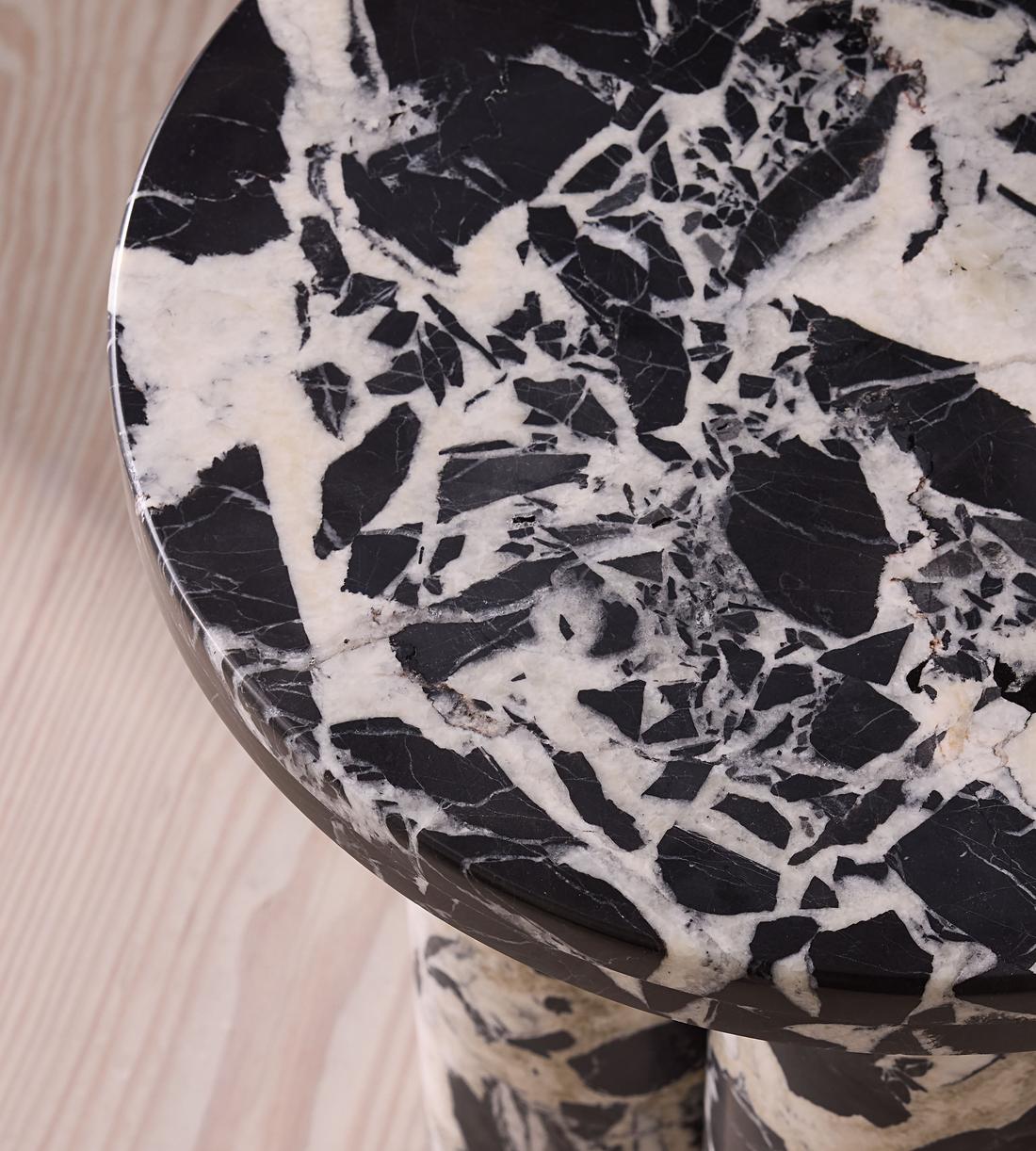 Tisbury Side Table - Noir Grande Marble - Images - Image 3