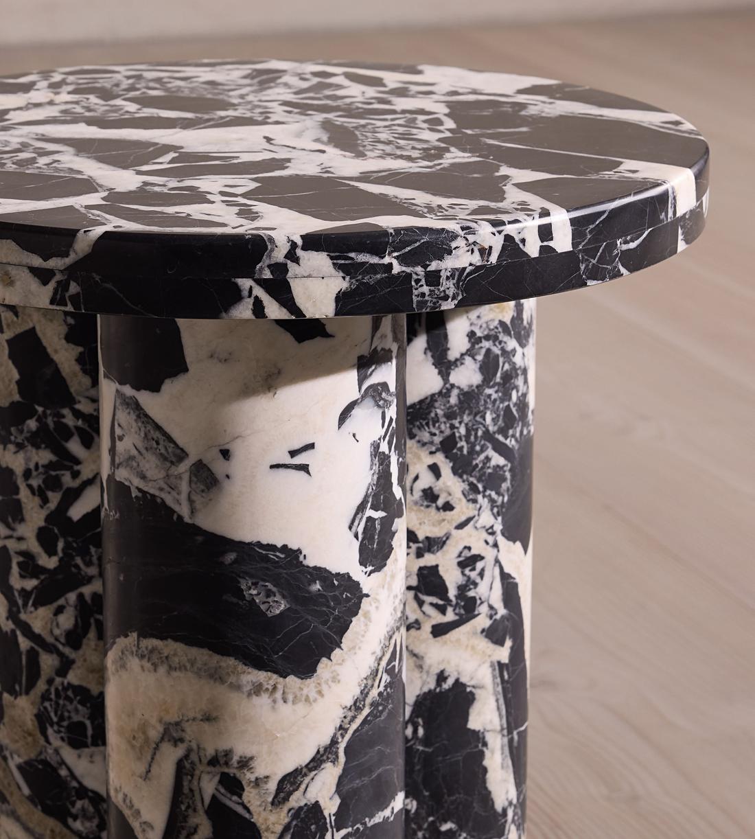 Tisbury Side Table - Noir Grande Marble - Images - Image 4