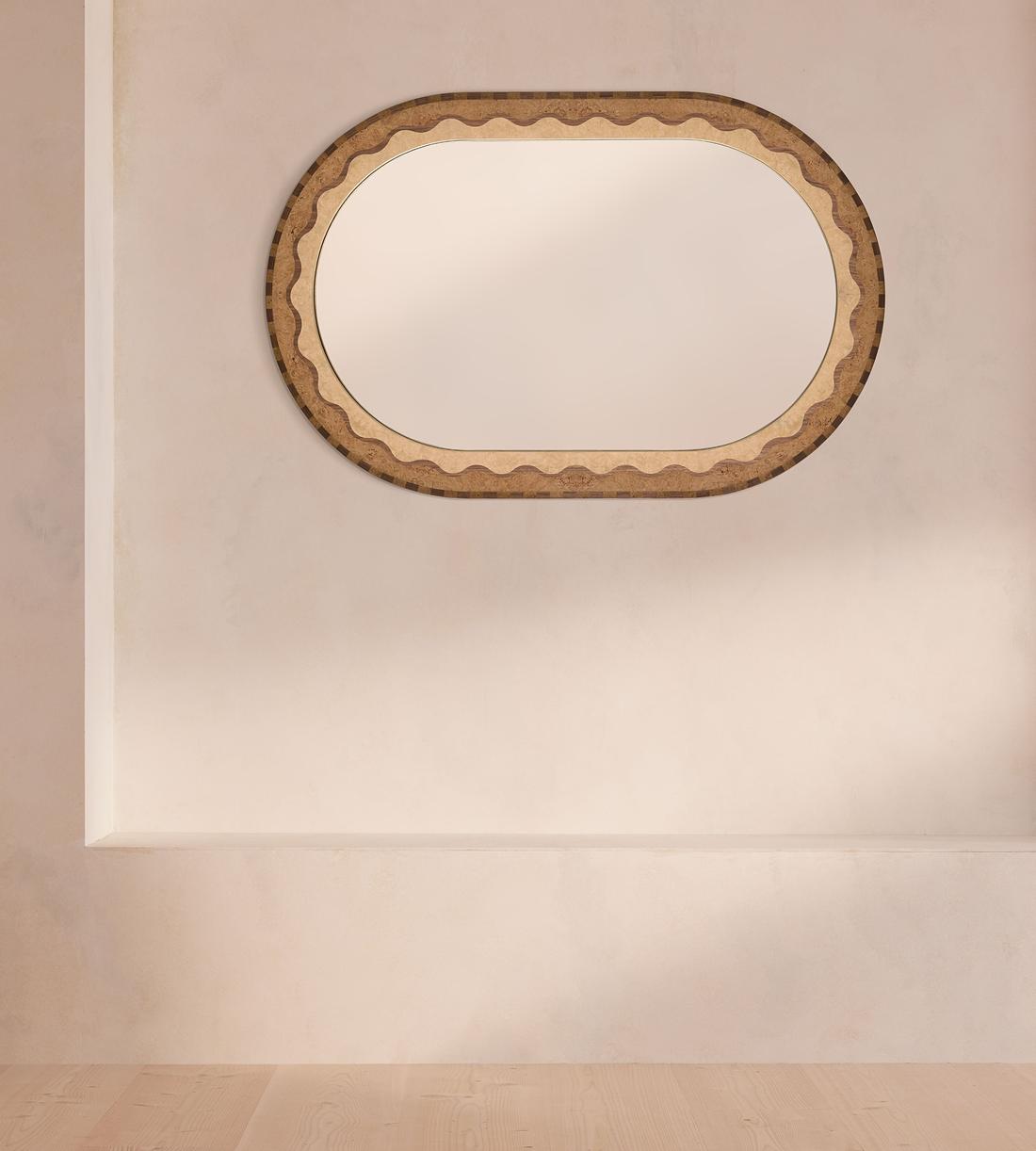 Marella Wall Mirror - Burl & Walnut - Listing - Image 2