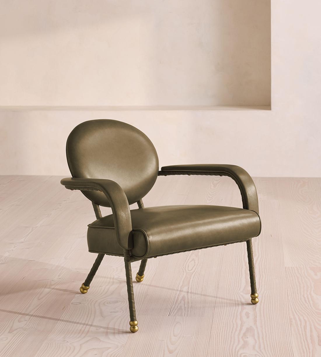 Milo Armchair - Leather - Moss US - Listing - Image 3