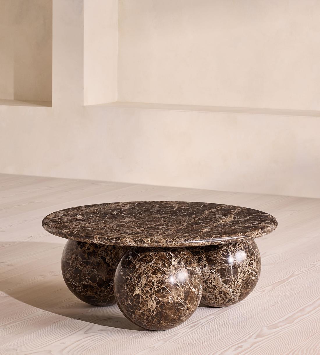 Oxley Coffee Table - Dark Emperador Marble - Listing - Image 4