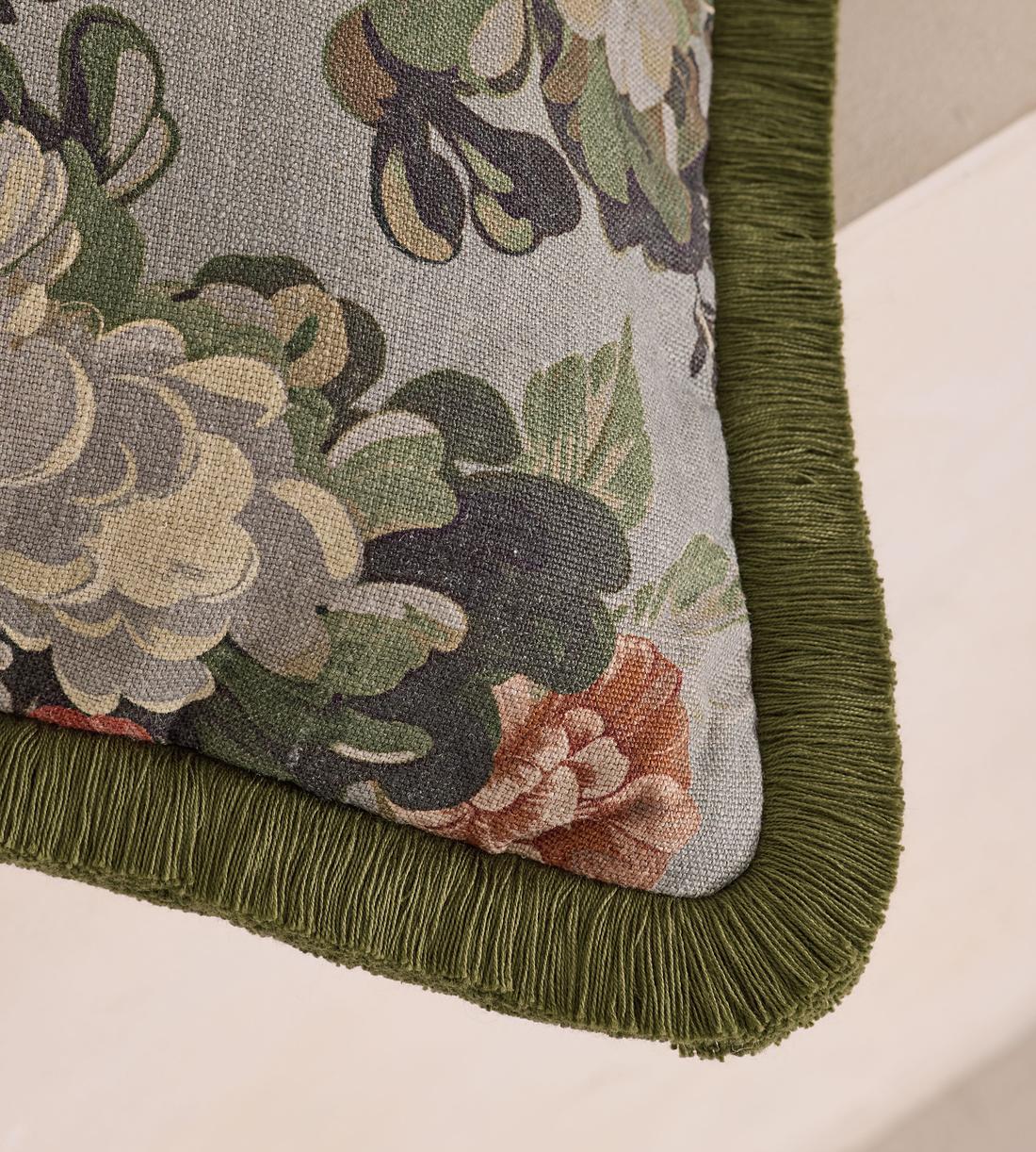 Skylar Square Cushion - Blue - Images - Image 6