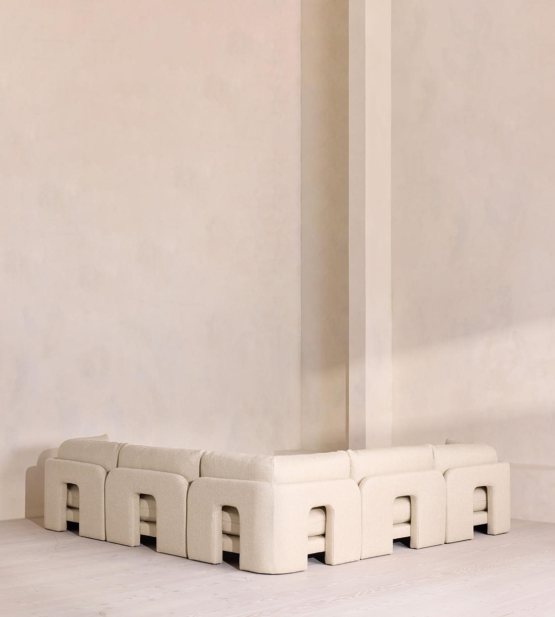Odell Modular Sofa - Corner Sofa - Textured Linen - Images - Image 5