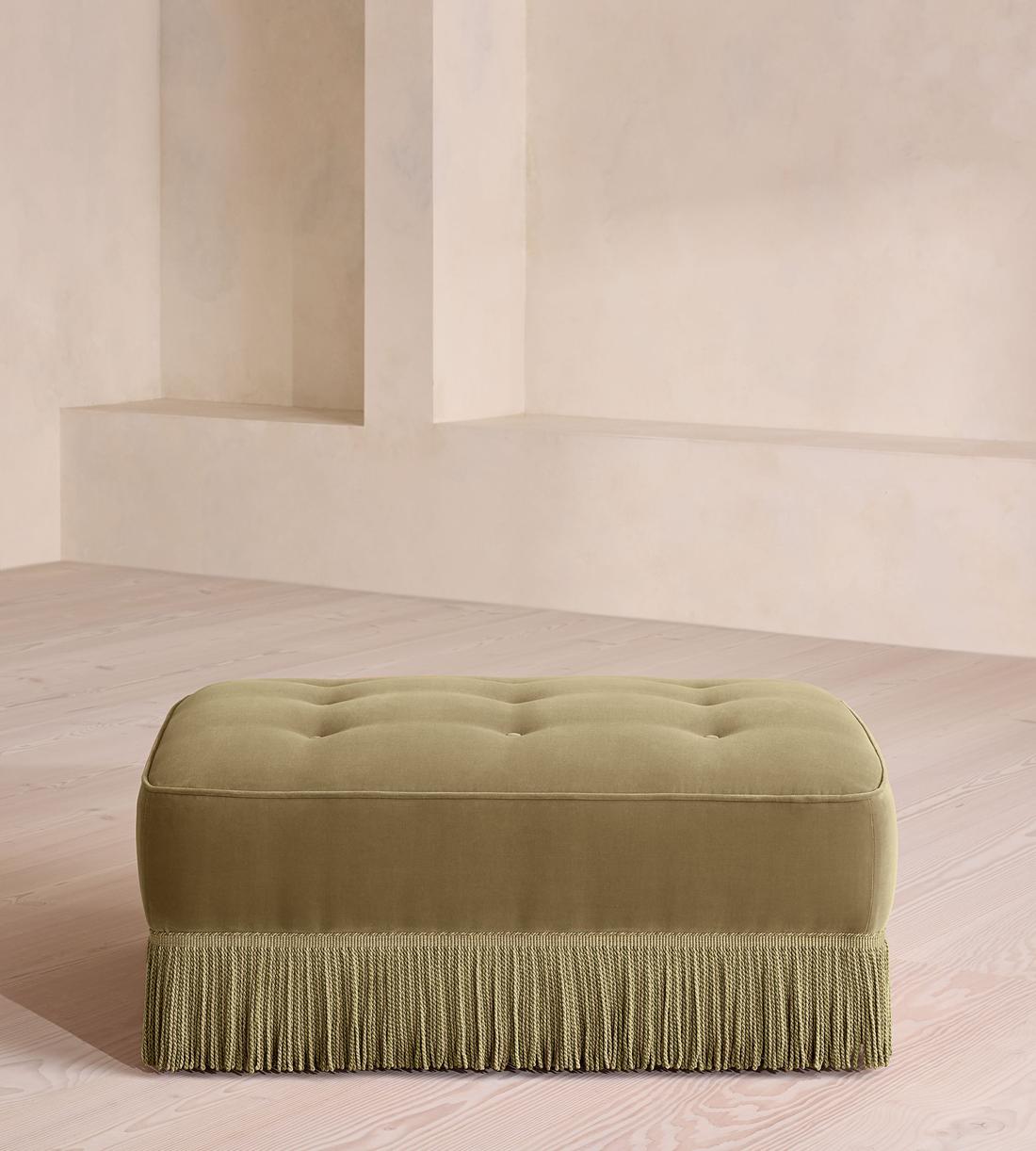 Elowen Modular Sofa - Left Arm Module - Velvet - Lichen - UK - Image 2