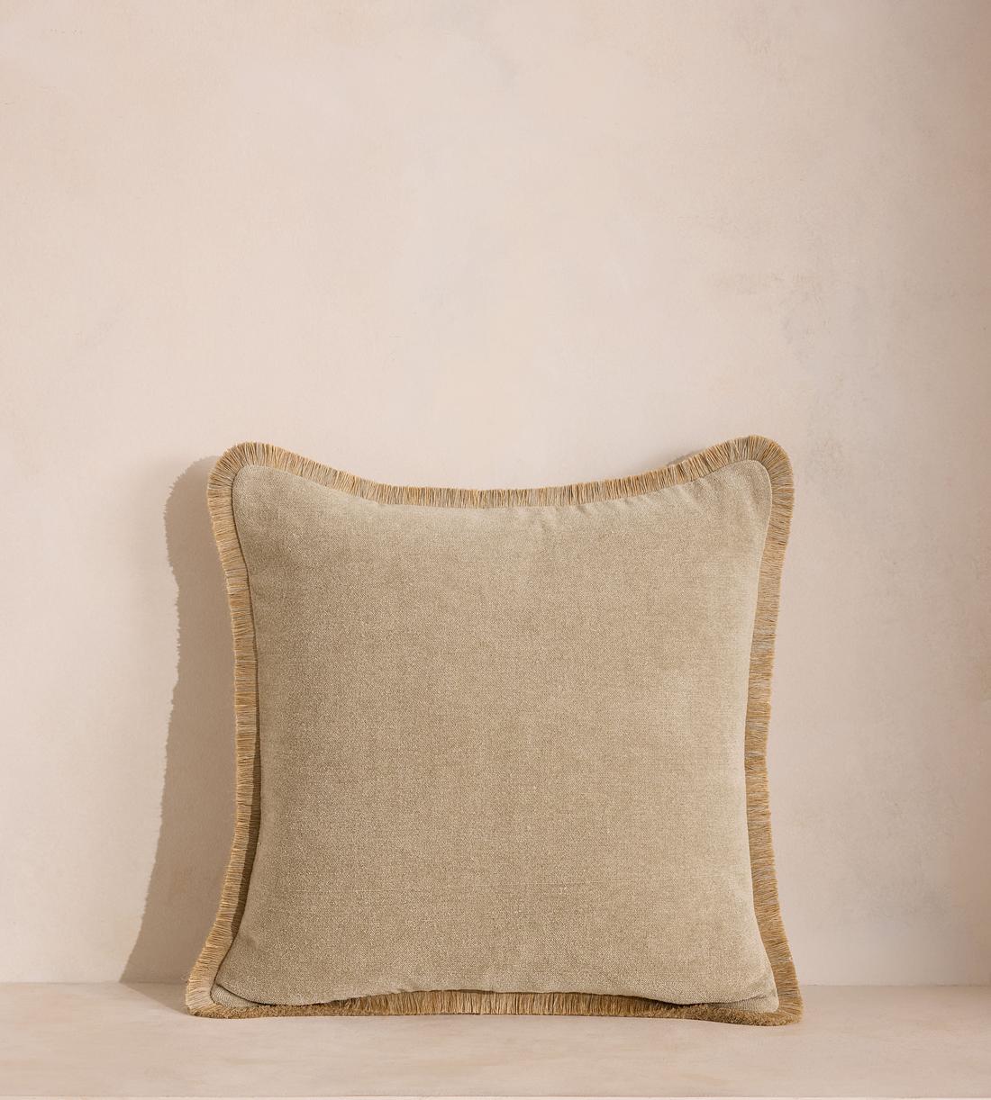 Orlaine Square Cushion - Stone - Listing - Image 1